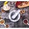 SIPARUI Marble Replacement Pestle 5.3inch Only Polished Stone Pestle (Mortar