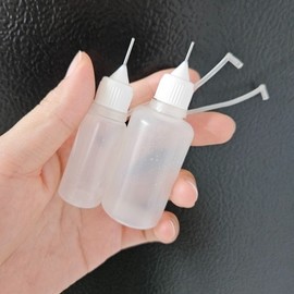 10ml 30ml Pointed Nozzle Empty Bottle, Needle Tip Bottle for Liquids Deco Pen 10ml 17ea