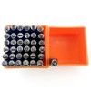 37 Pcs Steel Stamp Set 26 Letters 9 Numbers Carbon