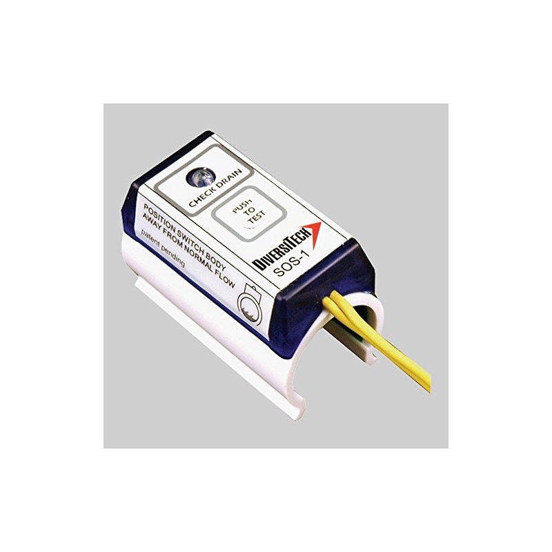 Diversitech Safety Overflow Switch, 4.65" x 1.65" x 6.7" (SOS-1)