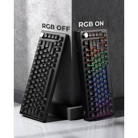 SDYZ x XVX Doubleshot PBT Keycaps 60 75 100 Percent - Shine Through Keycaps, for Mechanical Keyboards, Full 131 Key Set, OEM Profile, Backlit - Black