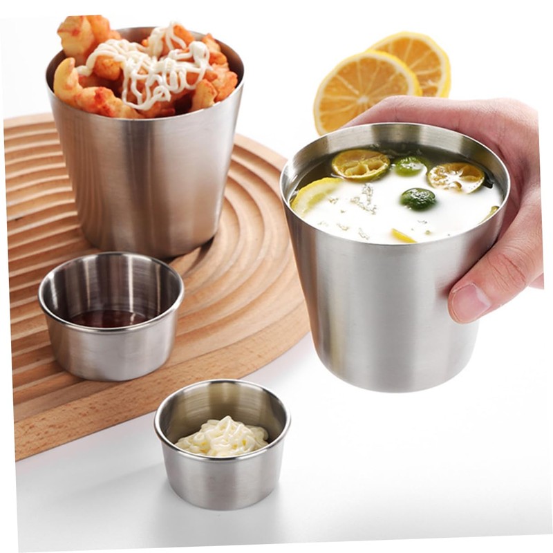 KICHOUSE Multi-function Sauce Holders Salad Dressing Bowls French Fries Ketchup