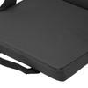 Outdoor Foldable Chair with Backrest Soft Sponge Cushion Back Chair