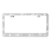 BLVD Rhinestone Unbreakable License Plate Frames Crystal Glitter Label Car