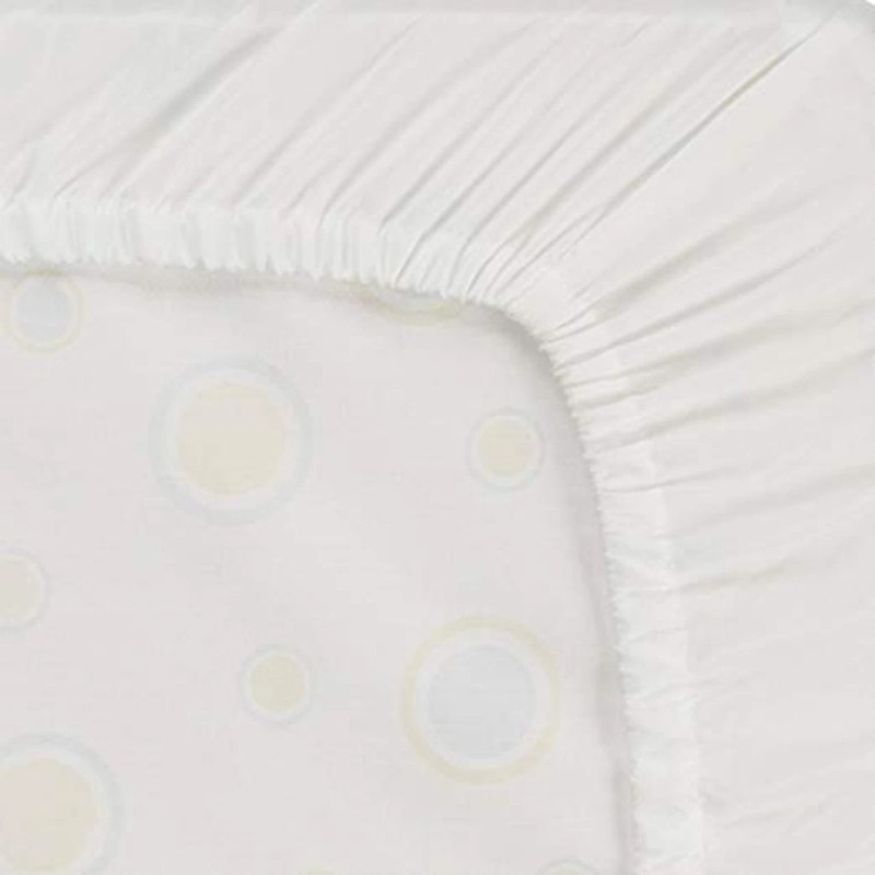 Everyday Kids 2-Pack Fitted Crib Sheets - White/Lavender