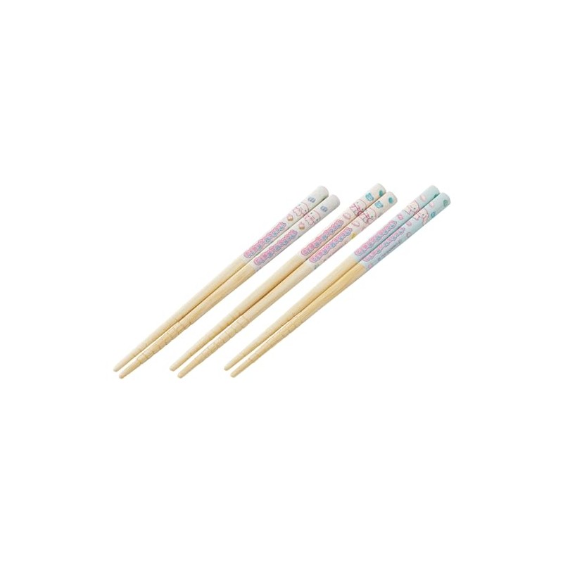 Skater ANT2T-A Sanrio Cinnamoroll Mashugummy Bamboo Chopsticks 16.5cm Set of