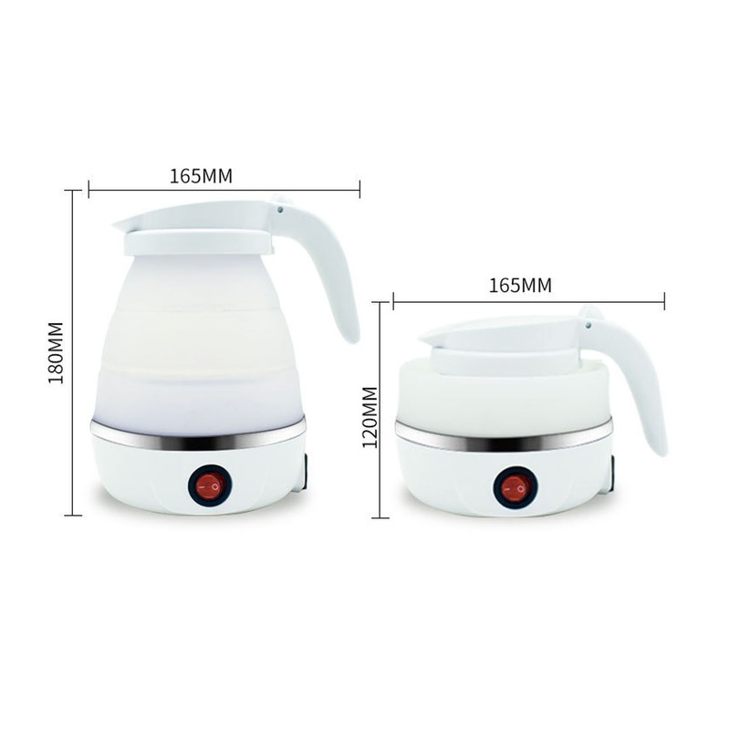 Portable Silicone Folding Travel Electric Kettle Collapsible Electric Kettle for