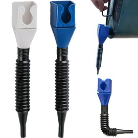 SZJFYMQ Universal Portable Petrol Engine Funnel, Portable Telescopic Hose with Square Buckle for Filling Motorcycle Petrol Funnel without Hand Support