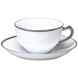 Okura Tien Cool B Cup & Saucer, Coffee Tea, Approx. 8.1 fl oz (235 cc), Made in Japan 1C/A806