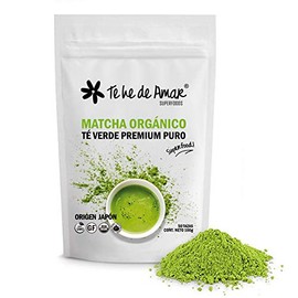 MATCHA ORGÁNICO TE HE DE AMAR / TE VERDE PREMIUM JAPONÉS / PURO / 100 g