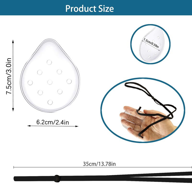 ZBJBinCH Transparent Ventilated Eye Patches 2 PCS Cataract Sur-Gery Recovery