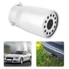 Car Modification Universal Straight Exhaust Pipe Bevel Inner Curl Tail