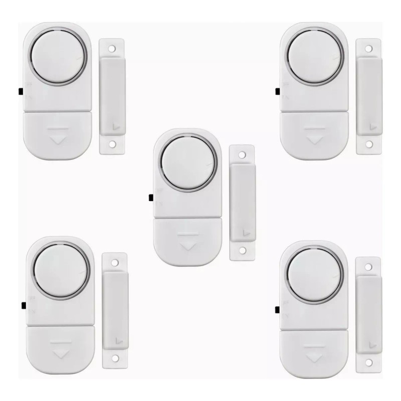 Sensor Para Puertas, Alarma Fuerte 5 Piezas Para Casa