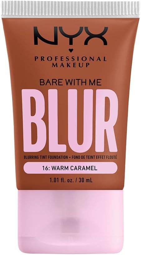 NYX Professional Makeup,Bare With Me Tint Blur,Base Rostro,Med Natural