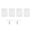 Tension Shelf Adjustable Closet Divider 24cm Width Storage Rack for