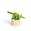 Bigjigs Toys Animal Push Ups (Elephant, Croc, Fox) - 3pcs