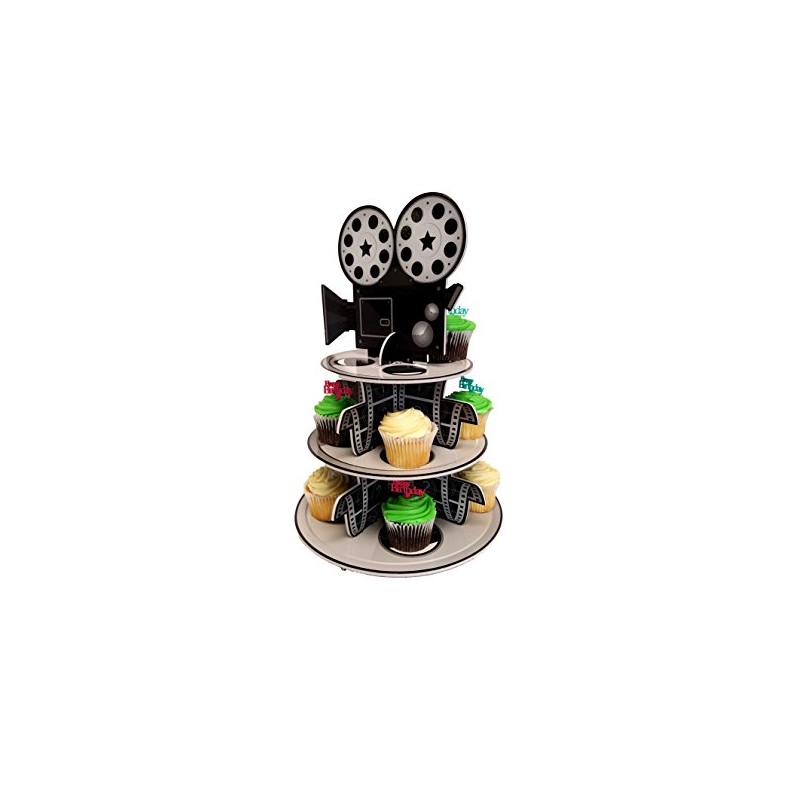 Cupcake Stand for Children's Parties, 3 Tier Movie Night Theme!