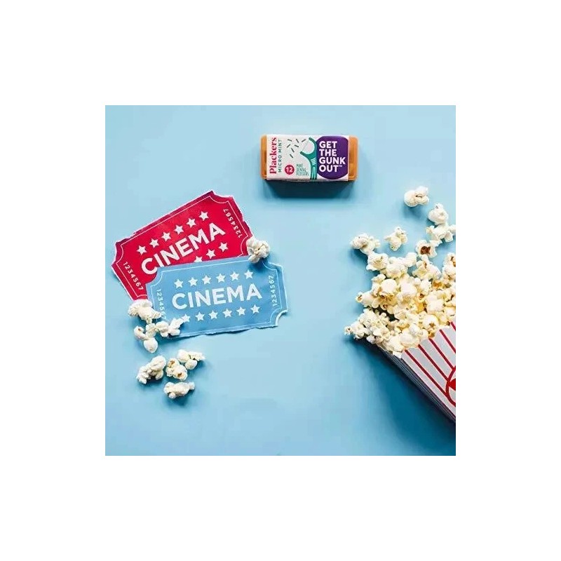 Plackers Micro Mint Dental Floss Picks with Travel Case 12