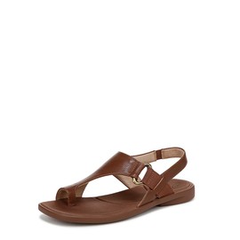 Naturalizer SOUL Womens Freya Flat Sandal Brown 11 M