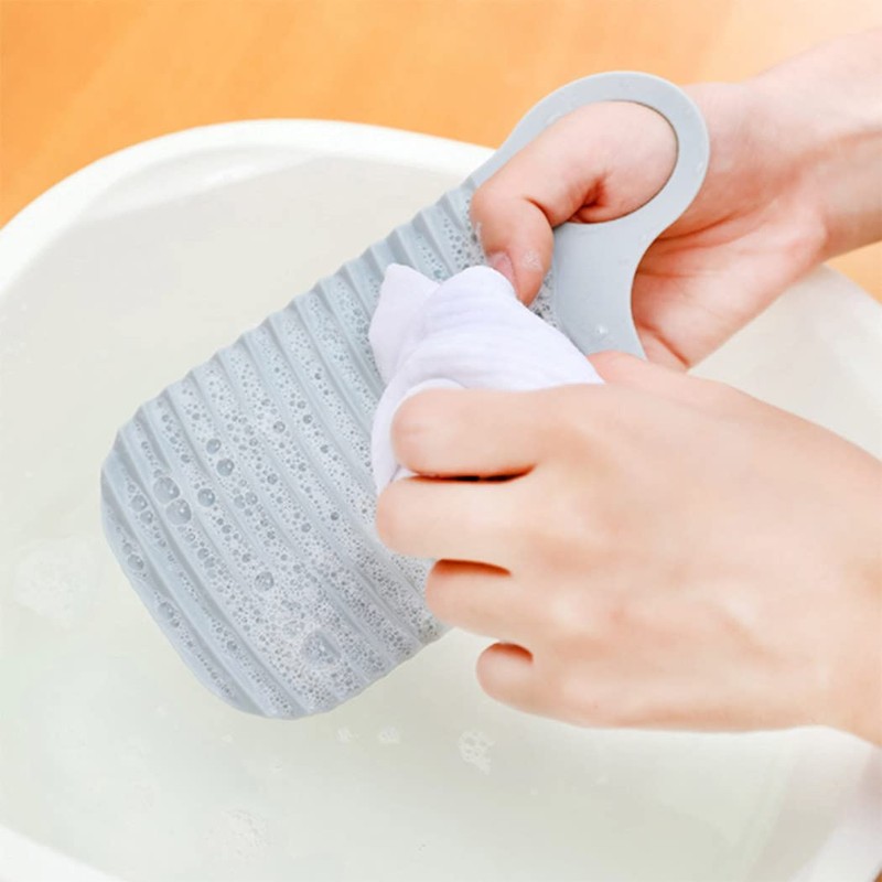 ZYAMY Hand-held Mini Washboard, Plastic Washboard, Laundry and Scrubbing Clothes,