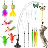 Acehome 20 Pack Cat Toys, Interactive Cat Teaser Toys Wand