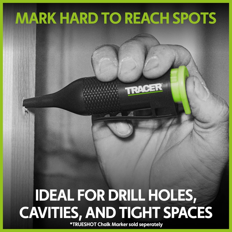 Tracer Trueshot Chalk Refill Canisters, 2-Pack, 700 Shots, Hi-Vis Green