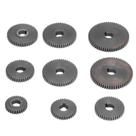 9Pcs Metal Gear Set Mini Lathe Cutting Machine Gears