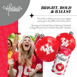 Holiball Inflatable Collegiate Holiday Ornament – Indoor and Outdoor Use  – Reusable and Storage Friendly – The Ultimate Holiday Decoration – 30" – University of Houston