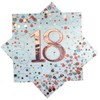 Oaktree Sparkling Fizz 18th Rose Gold 33cm x 33cm 3-ply