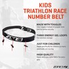 Zone3 Kids Triathlon Race Number Belt