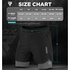 RDX Men’s Running Shorts, 2 in 1 Athletic Breathable Quick