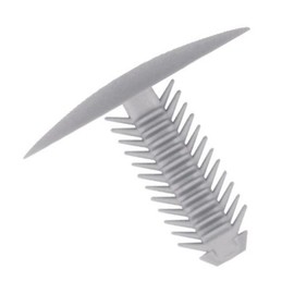 50x Fir Tree Trim Panel Clips Grey 7-8mm Hole- 28mm Head - Carpet, roof lining, seat covers, door cards and all other types of upholstery - Cars, boats, planes, caravans