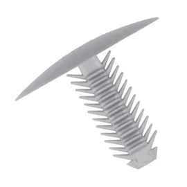 50x Fir Tree Trim Panel Clips Grey 7-8mm Hole- 28mm Head - Carpet, roof lining, seat covers, door cards and all other types of upholstery - Cars, boats, planes, caravans