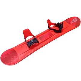 Grizzly Snow Deluxe 120cm Kid's Beginner Freeride Snowboard, Red
