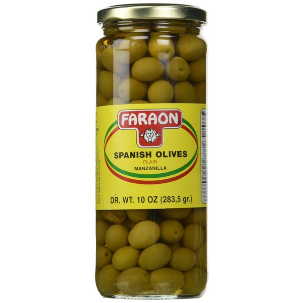 Faraon FARAON Olives Plain, 10 Ounce (Pack of 12)