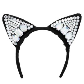 Boland 52112 Tiara Cat Headband for Adults, Headpiece, Accessories for Costumes or Theme Party