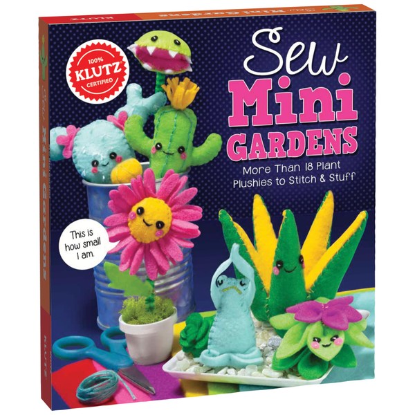 Sew Mini Gardens (Klutz Craft Kit) , 8" Length x 1.5" Width x 9" Height