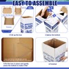 Resurhang 6 Sets Cardboard Broken Glass Disposal Box Floor Model