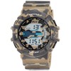 Arias ADWW18093-03 Men's Digital Dash Military Waterproof Wristwatch, Multi-functional, Backlight,