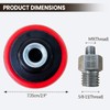 Buffing Polishing Kit for Milwaukee M12 Polisher/Sander,Includes M9 to 5/8-11