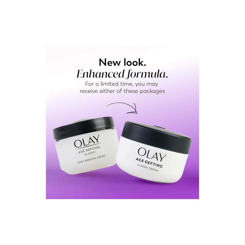 Olay Age Defying Classic Daily Renewal Cream, Face Moisturizer 2.