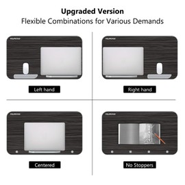 Laptop Bed Tray Table, Nearpow (Larger Size) Adjustable Laptop Bed Stand, Portable Standing Table with Foldable Legs, Foldable Lap Tablet Table for Sofa Couch Floor - Large Size