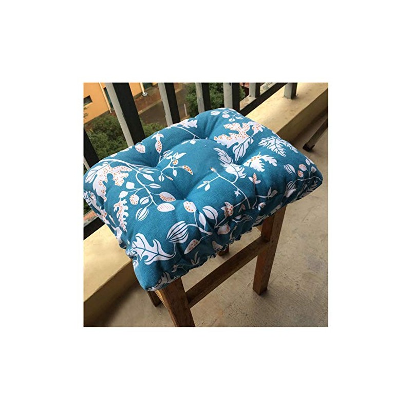TINTON LIFE Padded Rectangle Bar Stool Cover Cushion with Elastic