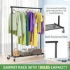 Ekisemio Clothes Rack for Hanging Clothes, 64.25 Inch Clothing Racks