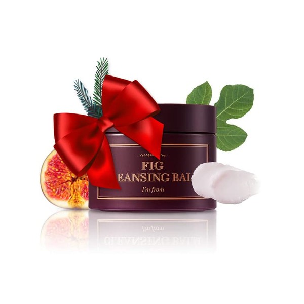 I'm from] Fig Cleansing balm 100ml, korean makeup remover, vegan, Easy to rinse off, Fig oil water 7.8% with Peptide and Amino Acid, Makeup Meltaway, makeup melting balm to oil
