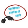 A ABSOPRO 15A Mini Blade Stye Fuse 12 AWG Fuse