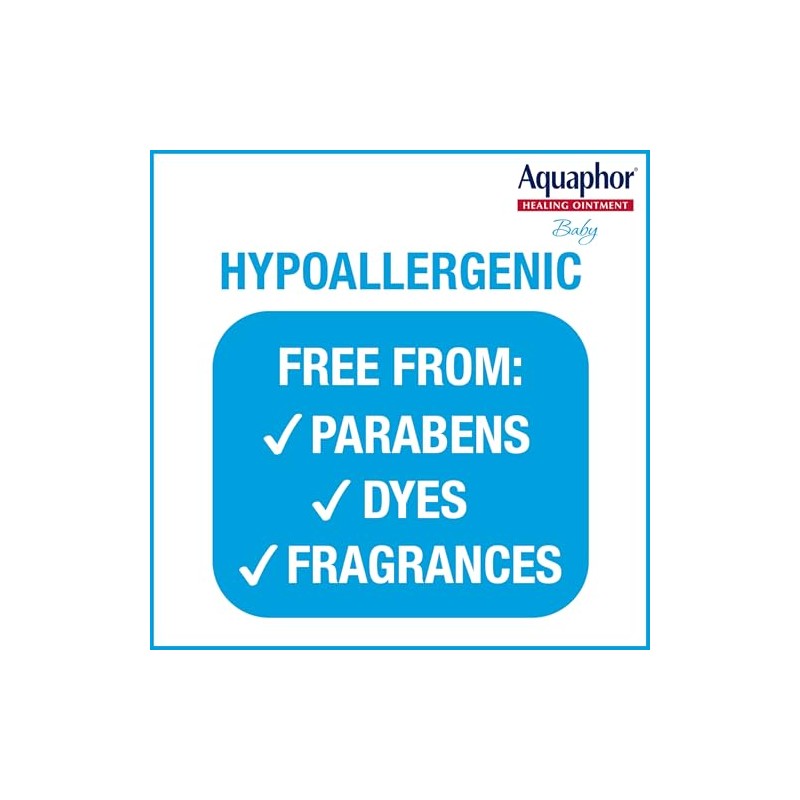 Aquaphor Baby Healing Ointment, Advanced Therapy for Chapped Cheeks and