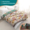 HOORDRY Cotton Blanket, Bedspread, 100% 4-Layer Prewashed Cuddly Blanket, Breathable