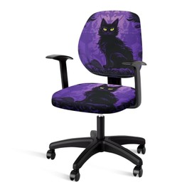 YUVAMAGIMO - Funda para silla de oficina de Halloween, elástica, extraíble y lavable, para silla de computadora y asiento de sofá, fácil de instalar, giratoria para oficina o hogar