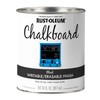 Rust-Oleum 301450 Specialty Chalkboard Brush-On Paint, 30 fl oz, Flat